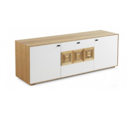 Composicion ARGOTES en color sable / blanco de 290,2 x 190,5 x 39,9 cm