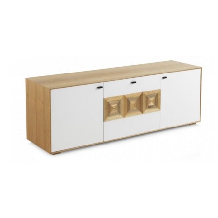 Composicion ARGOTES en color sable / blanco de 290,2 x 190,5 x 39,9 cm