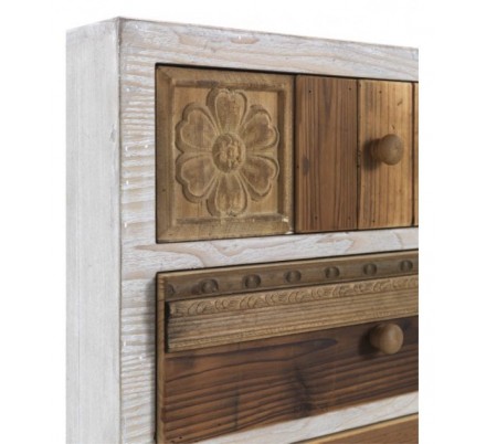 APARADOR 3 PUERTAS 3 CAJONES MODELO DISSET MADERA DE ACACIA 160x105