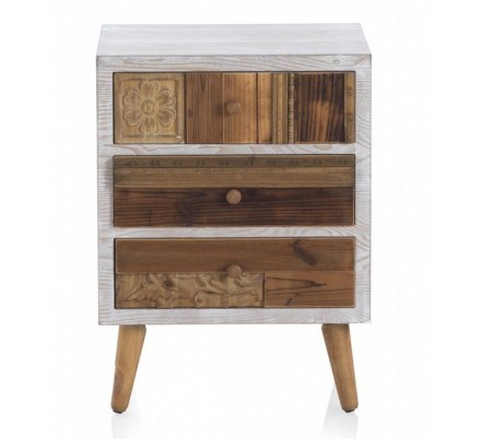 APARADOR 3 PUERTAS 3 CAJONES MODELO DISSET MADERA DE ACACIA 160x105