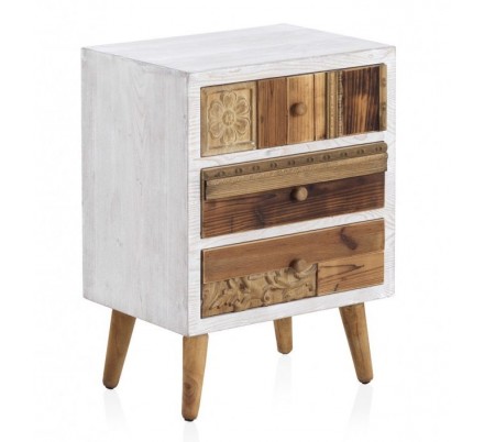 APARADOR 3 PUERTAS 3 CAJONES MODELO DISSET MADERA DE ACACIA 160x105
