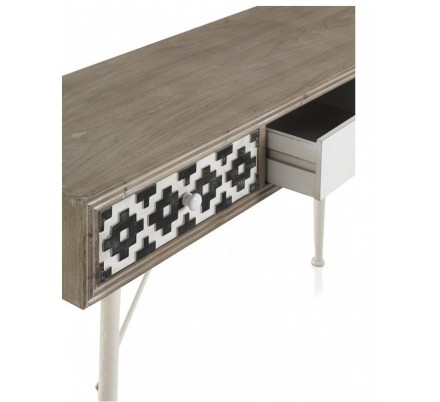 MESITA 3 CAJONES  MADERA DE ABETO MODELO BUDAPES  40X35X67