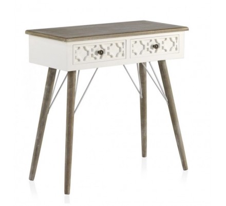 MESITA 3 CAJONES  MADERA DE ABETO MODELO BUDAPES  40X35X67