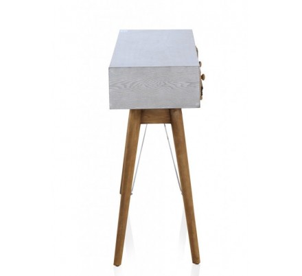 MESITA 3 CAJONES  MADERA DE ABETO MODELO BUDAPES  40X35X67