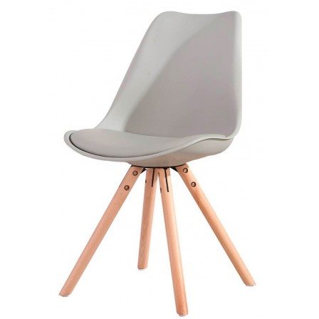 Silla Ralf Diseño Nórdico Gris