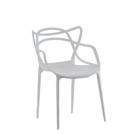 Silla modelo Concha Blanco| Mubeko