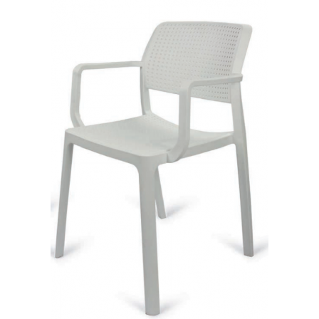 Silla Vera Brazos Blanco