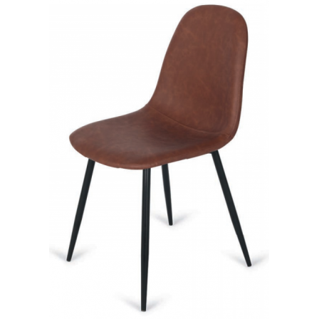 Silla Diseño Tulip Tapizada Modelo Cora Vinta