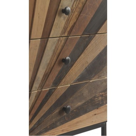 APARADOR 3 PUERTAS 3 CAJONES MODELO DISSET MADERA DE ACACIA 160x105