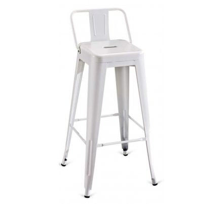 Taburete Metálico Lix Respaldo
