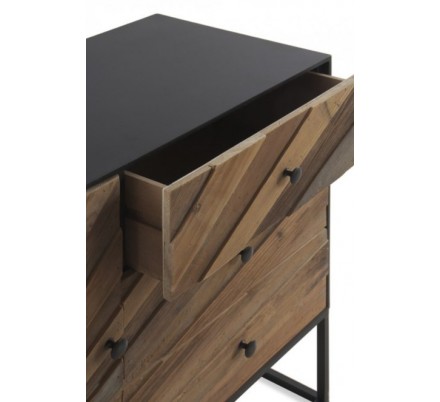 APARADOR 3 PUERTAS 3 CAJONES MODELO DISSET MADERA DE ACACIA 160x105