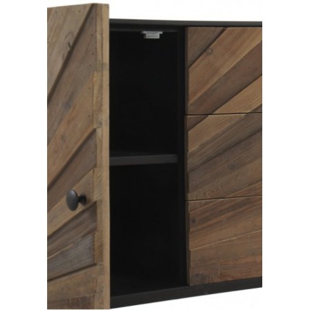 APARADOR 3 PUERTAS 3 CAJONES MODELO DISSET MADERA DE ACACIA 160x105