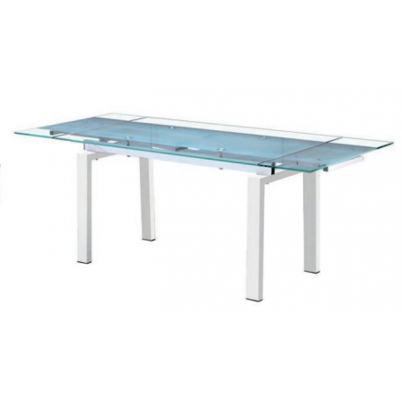 Mesa Salón/Comedor Extensible Girona - Color Blanco - 140/200x76