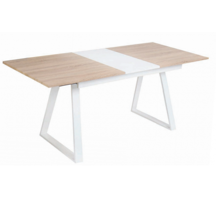 Mesa Salón/Comedor Extensible Girona - Color Blanco - 140/200x76
