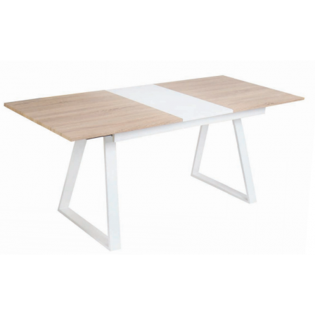 Mesa Salón/Comedor Extensible Girona - Color Blanco - 140/200x76