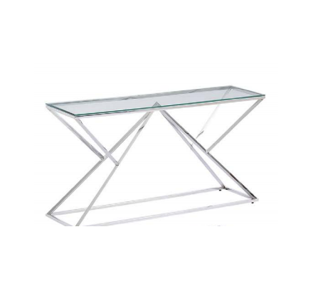 MESA AUXILIAR KOPS CRISTAL TEMPLADO 60x50