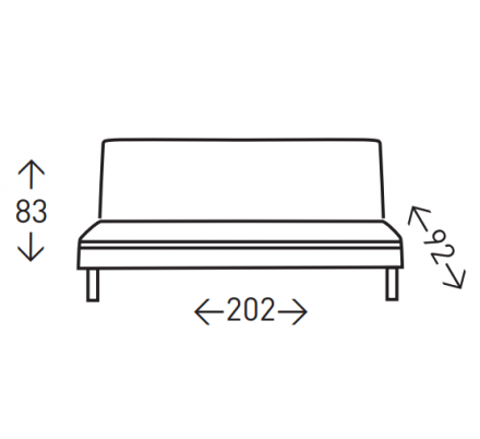 SOFÁ CAMA ROMEO BRAZOS GRIS CLARO