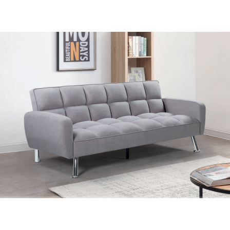 SOFÁ CAMA ROMEO BRAZOS GRIS CLARO
