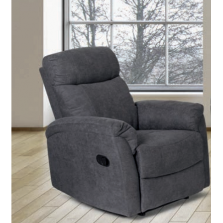 SILLON RELAX  VALENTINO 1 PLAZA COLOR GRIS