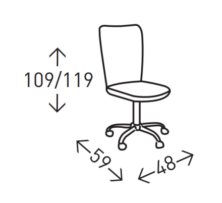 SILLA OFICINA ERGONÓMICA MODELO MASTER NEGRO