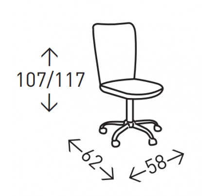 SILLA OFICINA ERGONÓMICA MODELO MALLA NEGRO