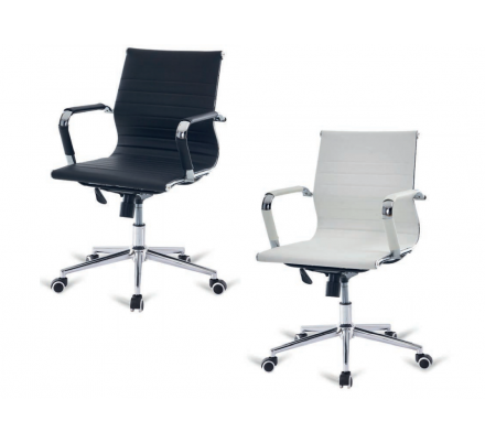 SILLA OFICINA ERGONÓMICA MODELO TARA BLANCO