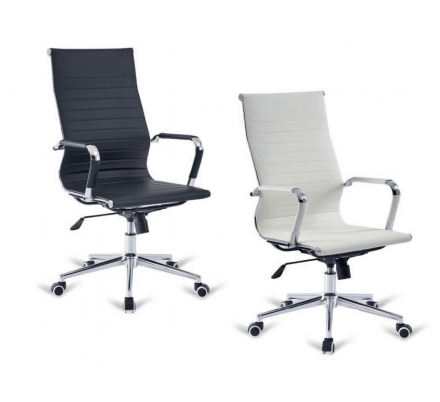SILLA OFICINA ERGONÓMICA MODELO TARA ALTA NEGRO