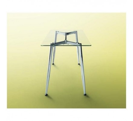 Mesa de comedor Bugatti Cristal - Varias Medidas