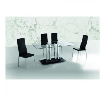 Mesa Comedor Modelo Trinidad Cristal 150x190 