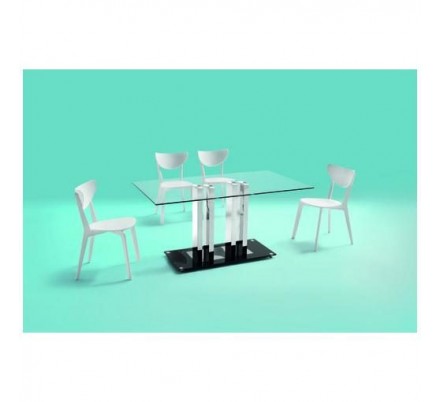 Mesa Comedor Modelo Trinidad Cristal 150x190 