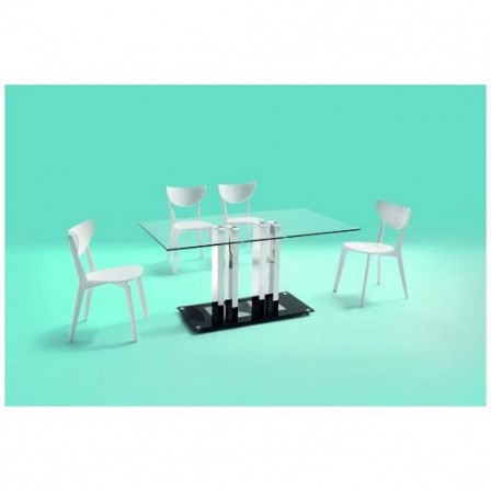 Mesa Comedor Modelo Trinidad Cristal 150x190 