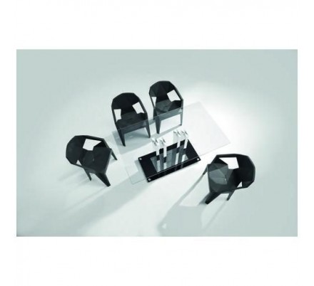 Mesa Comedor Modelo Trinidad Cristal 150x190 