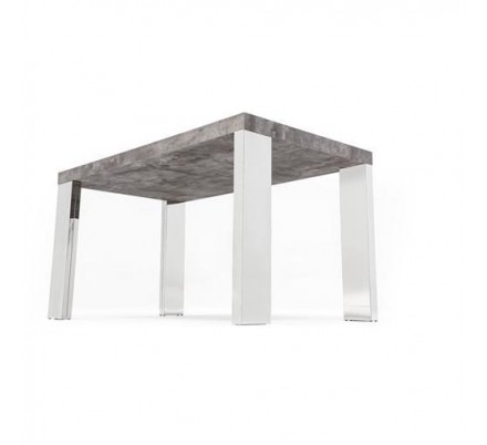 MESA DE COMEDOR RIPA MDF-ACERO INOXIDABLE 160x90
