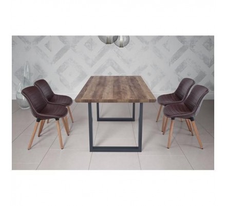 MESA DE COMEDOR DUBAN MDF-ACERO VARIAS MEDIDAS
