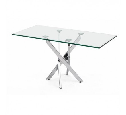 Mesa Centro Acero Inoxidable Pulido Modelo Tuto 120x60