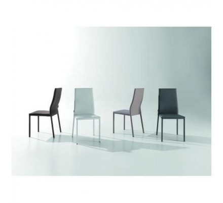 Silla Comedor Tapizada Ecopiel Modelo Panna