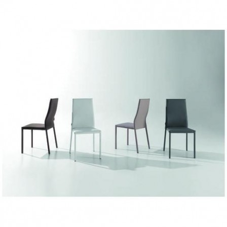 Silla Comedor Tapizada Ecopiel Modelo Panna