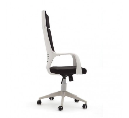 SILLA OFICINA MODELO RON TAPIZADO NEGRO
