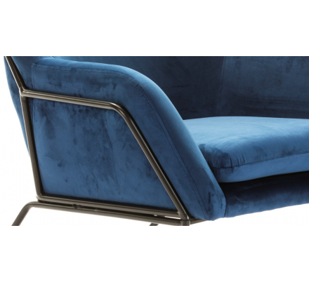 BUTACA MODELO 894 TERCIOPELO AZUL
