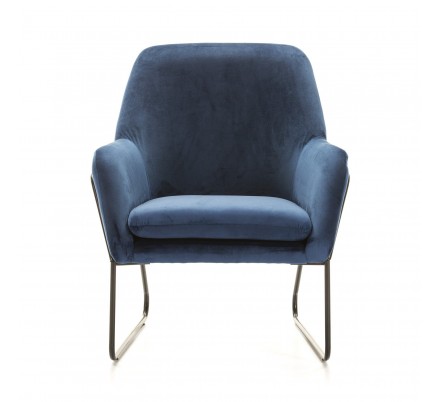 BUTACA MODELO 894 TERCIOPELO AZUL