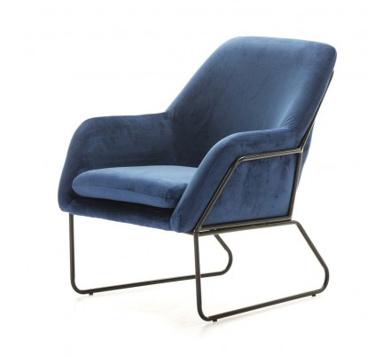 BUTACA MODELO 894 TERCIOPELO AZUL