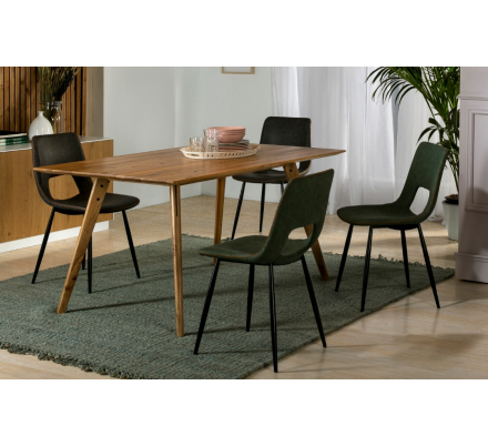 SILLA COMEDOR MODELO 120 POLIPIEL GRIS