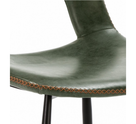SILLA COMEDOR MODELO 120 POLIPIEL VERDE
