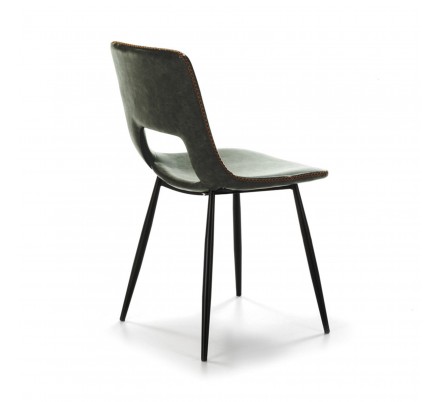 SILLA COMEDOR MODELO 120 POLIPIEL VERDE
