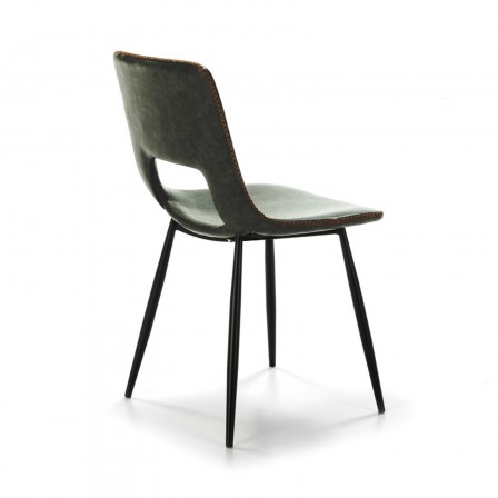 SILLA COMEDOR MODELO 120 POLIPIEL VERDE