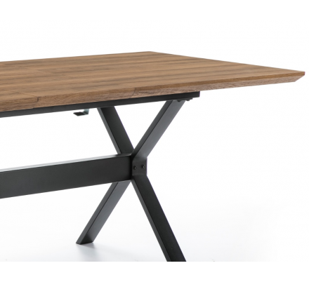 MESA COMEDOR EXTENSIBLE 109 MADERA CHAPADA 140(180)x90