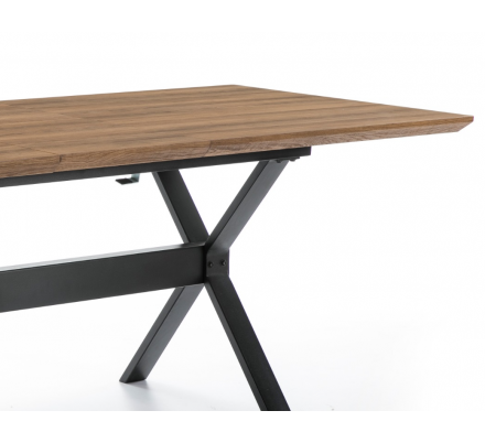 MESA COMEDOR EXTENSIBLE 109 MADERA CHAPADA 140(180)x90