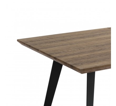 MESA COMEDOR EXTENSIBLE 110 MADERA CHAPADA 140(180)x90