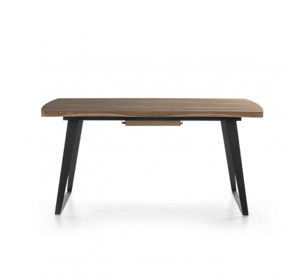 MESA COMEDOR EXTENSIBLE 110 MADERA CHAPADA 140(180)x90