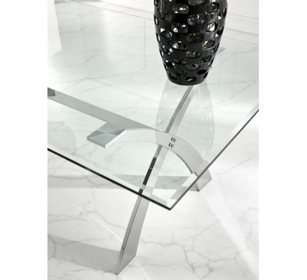 MESA COMEDOR MODELO 18 CRISTAL TEMPLADO 200X106